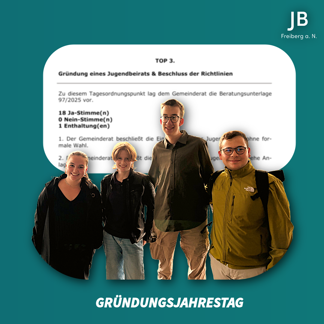 1 Jahr Jugendbeirat Freiberg - Originalbericht