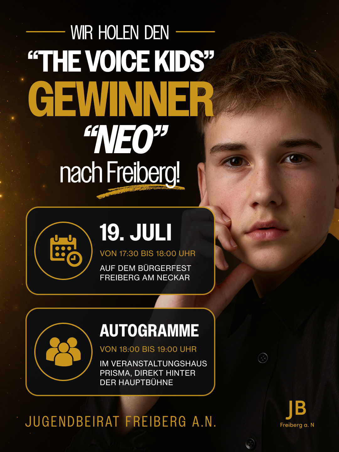 Neo auf dem Bürgerfest